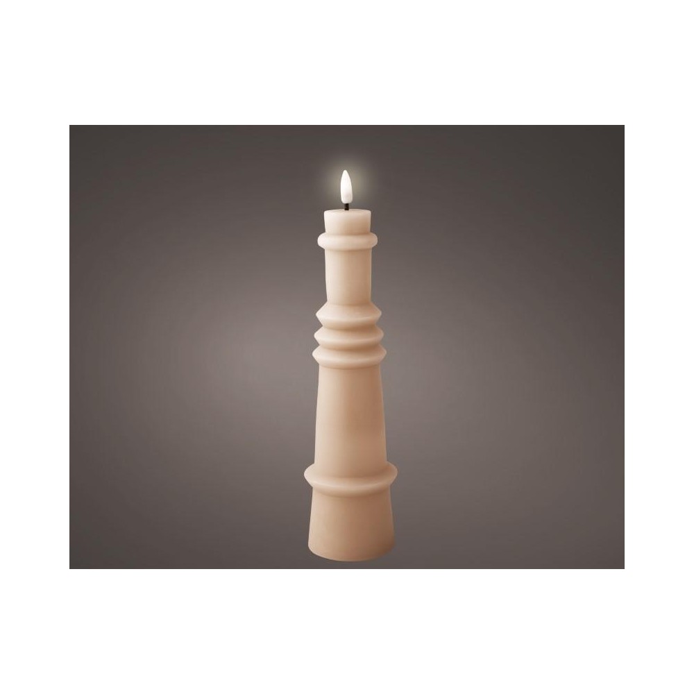 CANDELA LED PINK H.26.8XD.6.7 CM.